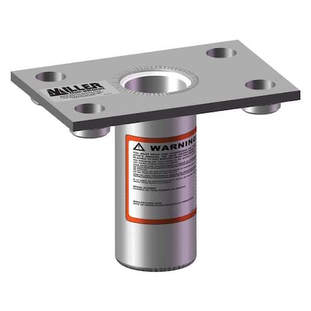 Flush Floor Mount Sleeve - Zinc Plated MPN:DH-20ZP/