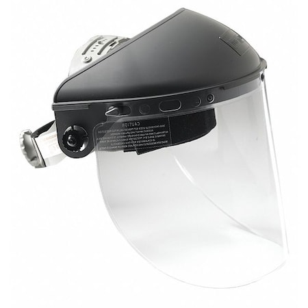 FaceShieldCrown, Gray, Plastic, SingleCrown MPN:F500-H5
