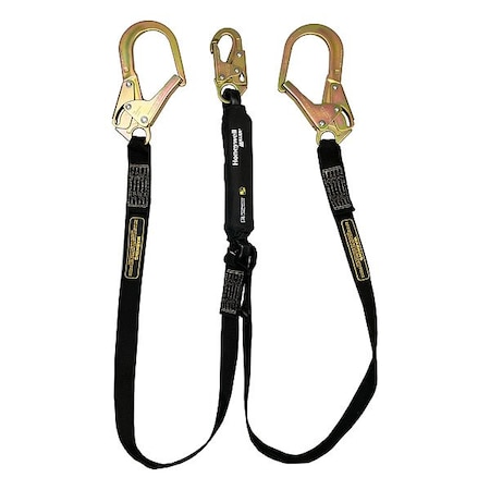 H500 Miller Welding Lanyard Double, 6 ft Length, Snap Hook, Steel, 400 lb Weight Capacity MPN:FPLWLL-TUS