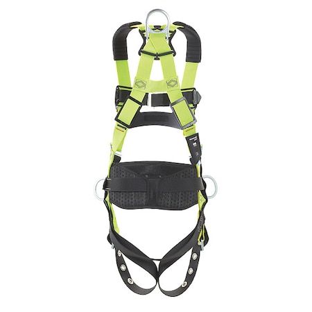 H500 Fall Protection Harness, Universal (L/XL), 420 lb, Mating Chest/ Tongue Leg Straps MPN:H5CS311022