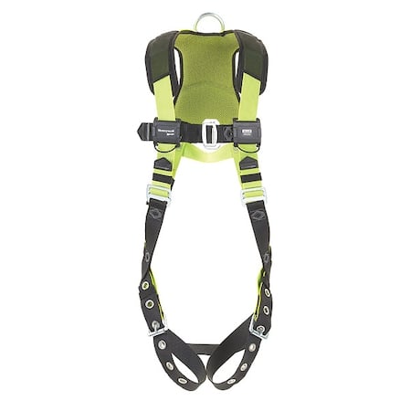 H500 Fall Protection Harness, 2XL, 420 lb, Mating Chest/ Tongue Leg Straps, Back D-Ring MPN:H5IC311003