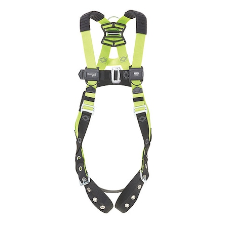 H500 Fall Protection Harness, Universal (L/XL), 420 lb, Quick-Connect Chest/ Back D-Ring MPN:H5ISP221002