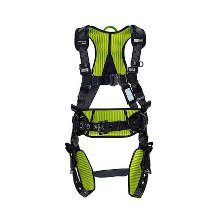 H700 Fall Protection Harness, Universal (L/XL), 420 lb, Quick-Connect Chest/ Back, Hips D-Ring MPN:H7CC2A2