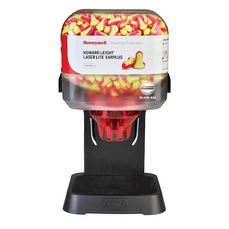 HL400 Earplug Dispenser, Foam, Contoured-T, 32 dB NRR, Uncorded, 400 Pairs Per Pkg MPN:HL400-LL-INTRO-AM