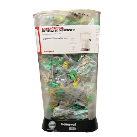 HL400 Earplug Dispenser, Foam, Contoured-T, 30 dB NRR, Corded, 400 Pairs Per Pkg MPN:HL400-LPF-30-AM