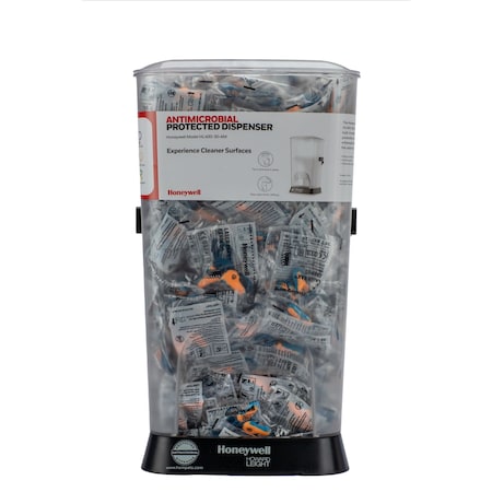 HL400 Earplug Dispenser, Foam, Contoured-T, 33 dB NRR, Corded, 400 Pairs Per Pkg MPN:HL400-LT-30-AM