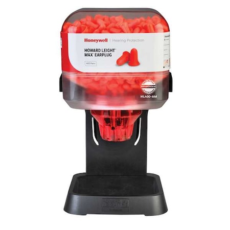 HL400 Earplug Dispenser, Foam, Bell, 33 dB NRR, Uncorded, 400 Pairs Per Pkg MPN:HL400-MXM-INTRO-AM