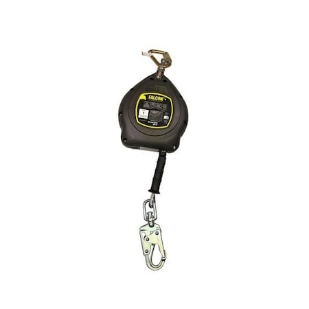 Falcon+ Self-Retracting Lifeline, 20 / 30 / 50 Length, Carabiner, Steel, 1 Leg(s) MPN:MFS-OGC1-02/30FT