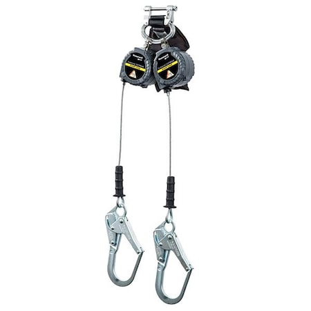 Miller® TurboLite™ Self-Retracting Lifeline, Quick-Connect, Aluminum, 2 Leg(s) MPN:MTL-LEP2-62/6FT