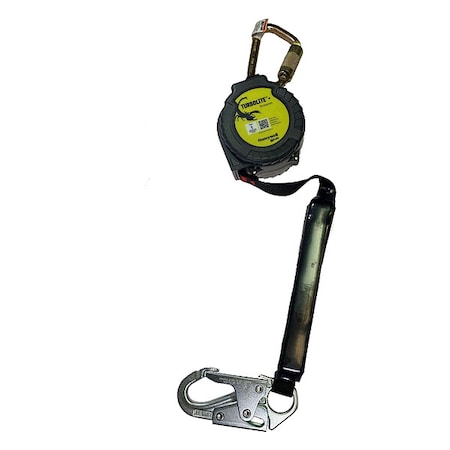 TurboLite+ Scorpion Self-Retracting Personal Fall Limiter, 9 ft. Length, Rebar Hook, 1 Leg(s) MPN:MTL-OHS1-71/9FT