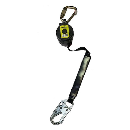 TurboLite+ Self-Retracting Personal Fall Limiter, 6 ft /11 ft Length, Carabiner, Stainless Steel MPN:MTL-OHW1-01/11FT