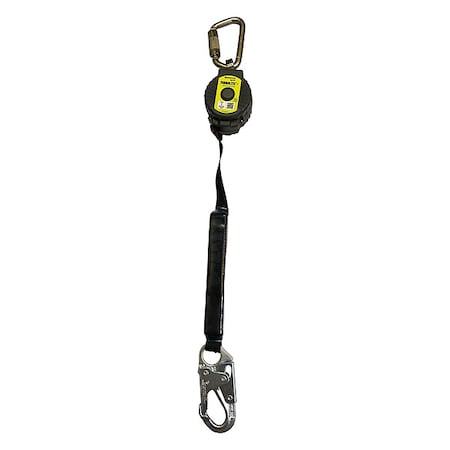 TurboLite+ Self-Retracting Personal Fall Limiter, 6 ft. Length, Snap Hook, Stainless Steel MPN:MTL-OHW1-12/6FT