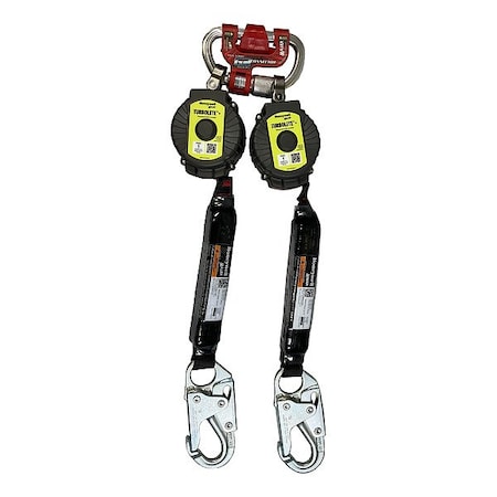 TurboLite+ Personal Fall Limiter, 6 ft. Length, Carabiner, Steel, 2 Leg(s), 420 lb Weight Capacity MPN:MTL-OHW2-21/6FT