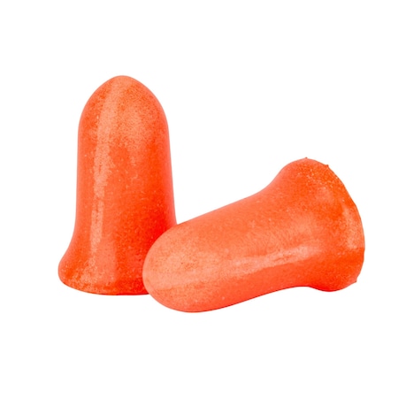 MAXIMUM Disposable Foam, Ear Plug Dispenser Refill, Bell Shape, 33 dB, Orange MPN:MXM-LS4-REFILL