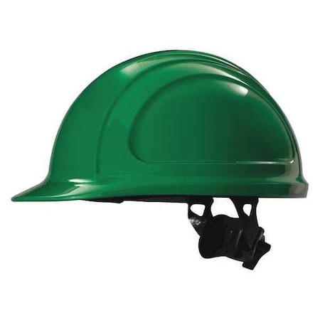 Hard Hat, North Zone, Polyethylene, 4 Point Ratchet, Type 1, Class E, Green MPN:N10R040000