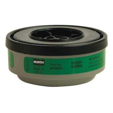 Cartridge, N, Green, Threaded, North Full or Half Mask Respirators MPN:N75004L