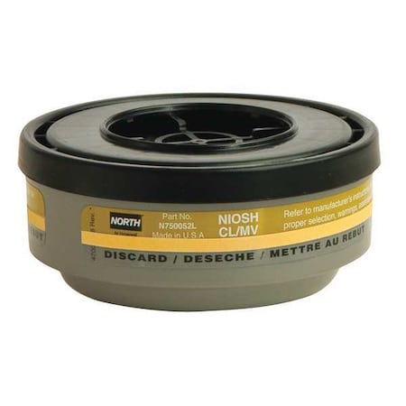 Cartridge, N, Olive, Threaded, North Full or Half Mask Respirators MPN:N750052L