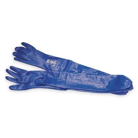 Nitri-Knit™ Chemical Resistant Gloves, Nitrile, 26 in L, 40 mil, Blue, 9, 1 PR MPN:NK803ES/9