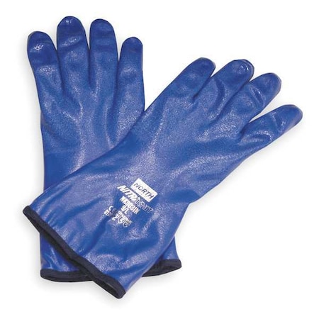 Nitri-Knit™ Chemical Resistant Gloves, Nitrile, 12 in L, 40 mil, Blue, 8, 1 PR MPN:NK803IN/8