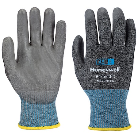 Cut-Resistant Gloves, Cut Level A5, PU, Rough, S 1 PR MPN:NPF25-9113G-7/S