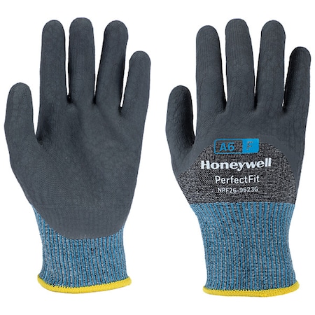 Cut-Resistant Gloves, Cut Level A6, Natural Rubber, Rough, S ( 7 ) 1 PR MPN:NPF26-9623G-7/S