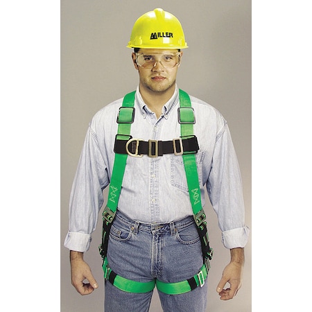 Duraflex Python® Full Body Harness, 2XL, 400 lb., Mating Chest/ Tongue Leg Straps MPN:P950FD-58/XXLGN