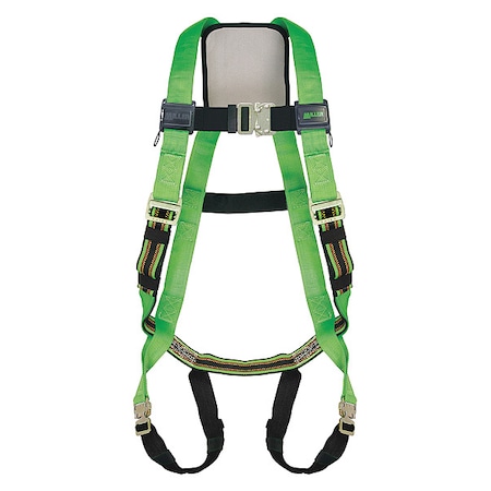 Duraflex Python® Ultra Full Body Harness, 3XL, 400 lb., Quick-Connect Chest/ Back D-Ring MPN:P950QC/XXXLGN