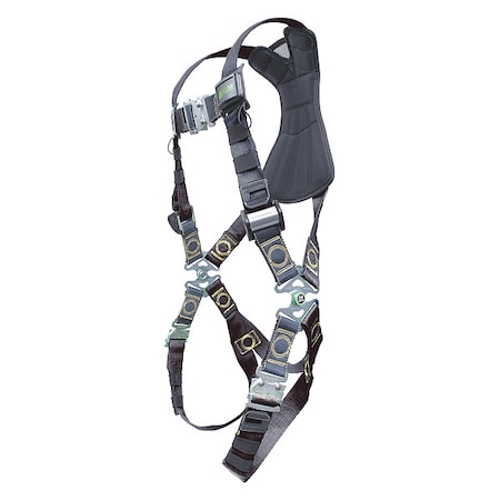 Revolution® Full Body Harness for Hot Work, S/M, 400 lb., Quick-Connect Chest/ Back D-Ring MPN:RKN-QC-B/S/MBK