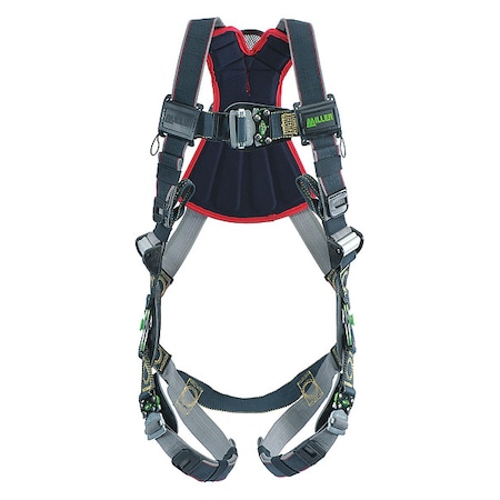 Revolution® Arc-Flash Rated Full Body Harness, 2XL/3XL, 400 lb., Quick-Connect Chest/ Back D-Ring MPN:RKNARRL-QC/3XLBK