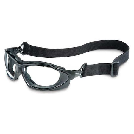 Safety Goggles, Clear Lens/Black Frame, Anti-Fog & Anti-Scratch, Non-Vented, Dielectric, Seismic Series MPN:S0600HS