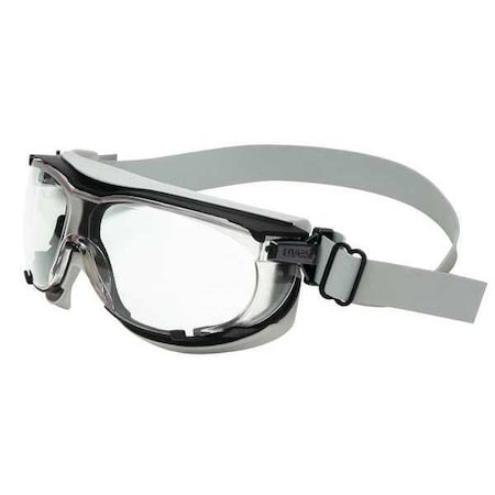 Safety Goggles, Dura-streme Anti-Fog & Anti-Scratch, Non-Vented, Fabric Straps, Uvex Carbonvision Series MPN:S1650DF