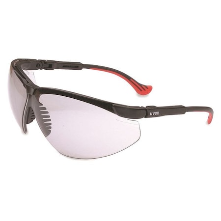 Genesis XC, Safety Glasses, Anti-Fog, Hydrophilic, Hydrophobic, Anti-Scratch, Gray Lens, Half-Frame MPN:S3310HS