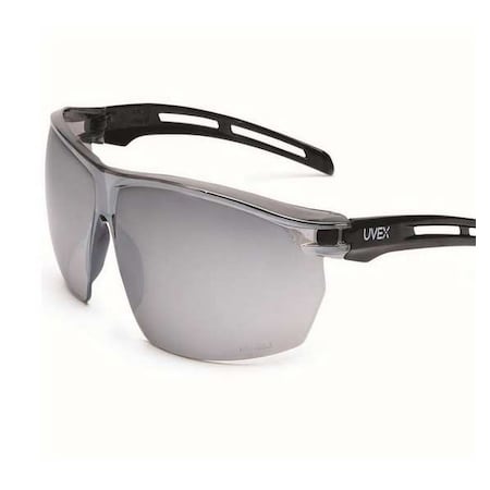 Tirade™, Safety Glasses, Anti-Fog, Gray Lens, Black Frame, Frameless MPN:S4044