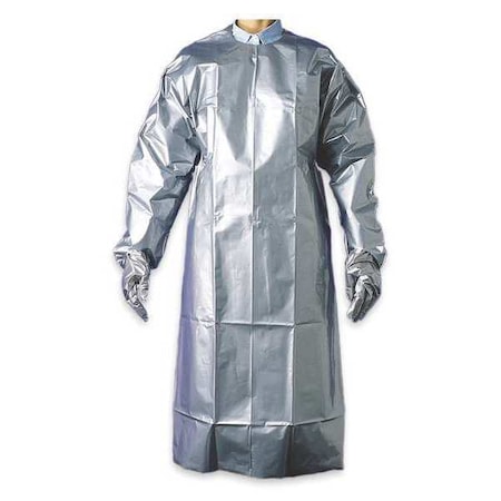 Chemical Resistant Sleeve Apron, EVOH, Polyethylene, Silver, 43 in, S MPN:SSCA/S