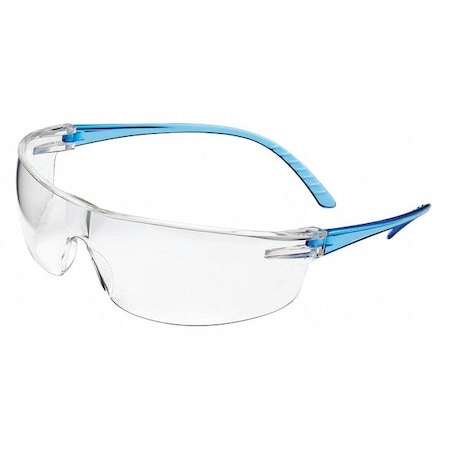 SVP200, Safety Glasses, Anti-Fog, Clear Lens, Blue Frame, Frameless MPN:SVP205