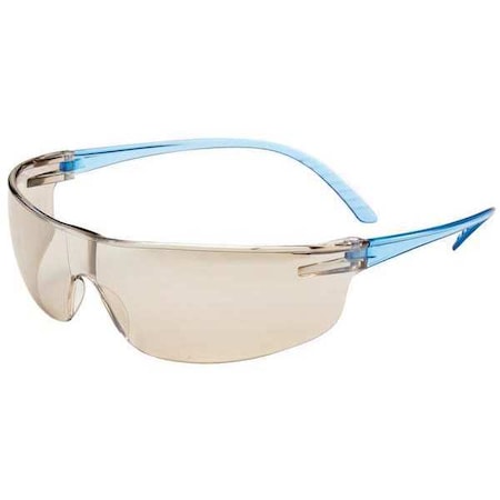 SVP200, Safety Glasses, Anti-Scratch, Indoor/Outdoor Lens, Blue Frame, Frameless MPN:SVP207