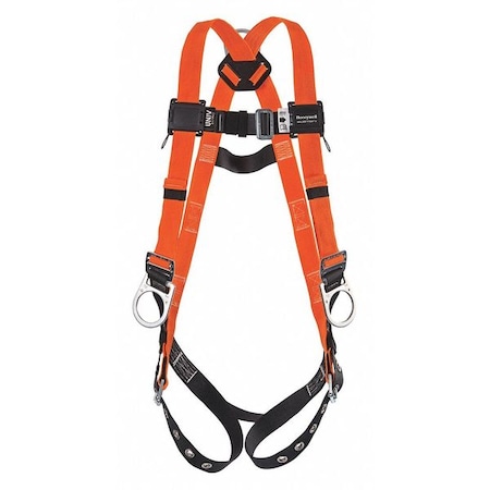 Titan II Full Body Harness, 2XL, 400 lb., Mating Chest/ Tongue Leg Straps, Back, Hips D-Ring MPN:T4507/XXLAK