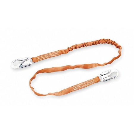 Titan™ Shock Absorbing Lanyard, 6 ft. Length, Snap Hook, Steel, 1 Leg(s), 310 lb. Weight Capacity MPN:T5111-Z7/6FTAF