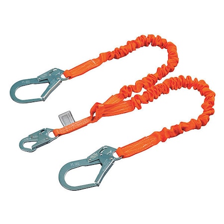 Titan™ Shock Absorbing Lanyard, 6 ft. Length, Snap Hook, Steel, 2 Leg(s), 310 lb. Weight Capacity MPN:T5122SS-Z7/6FTAF