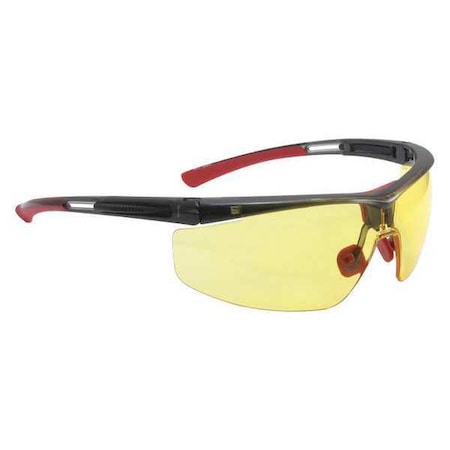 North Adaptec, Safety Glasses, Anti-Fog, Hydrophilic, Hydrophobic, Anti-Scratch, Amber Lens MPN:T5900WTKAHS