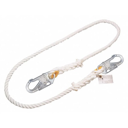 Titan II Positioning Lanyard, 6 ft. Length, Snap Hook, Steel, 1 Leg(s), 310 lb. Weight Capacity MPN:T9111R-Z7/6FTWH