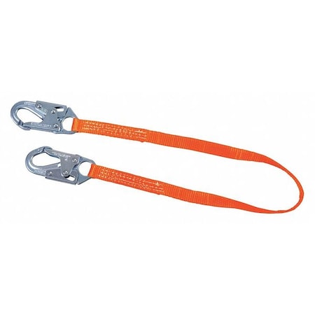 Titan II Positioning Lanyard, 6 ft. Length, Snap Hook, Steel, 1 Leg(s), 310 lb. Weight Capacity MPN:T9111W-Z7/6FTAF