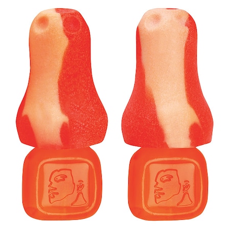 TrustFit Plus Reusable Foam Ear Plug, Bell Shape, 31 dB, Orange, 100 PK MPN:TF-PLUS-1
