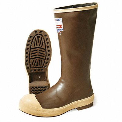 E7174 Rubber Boot Men s 10 Knee Brown PR MPN:22271G/10