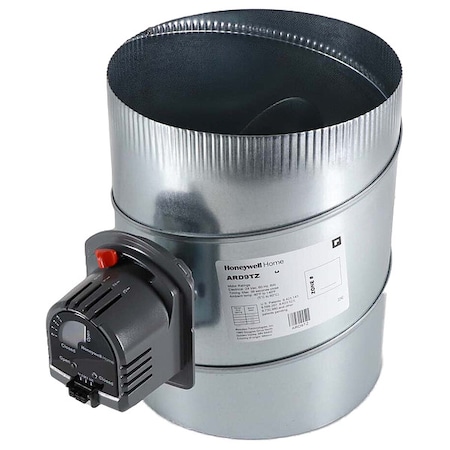 Round Damper, Gr/Rd/Steel, 9 in. Dia. MPN:ARD9TZ