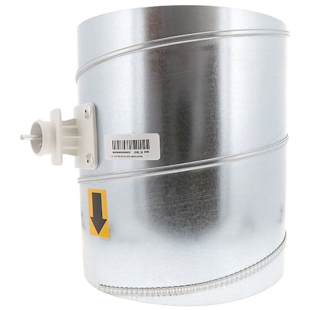 Bypass Damper, Gr/Rd/Steel, 10 in. Dia. MPN:CPRD10