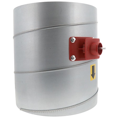 Bypass Damper, Gr/Rd/Steel, 12 in. Dia. MPN:CPRD12