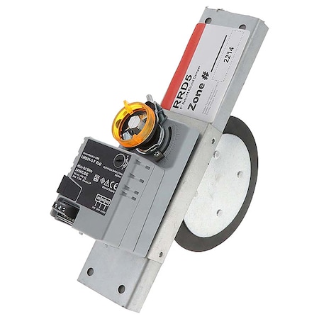 Round Motorized Damper, Retrofit, Dia 5 In MPN:RRD5