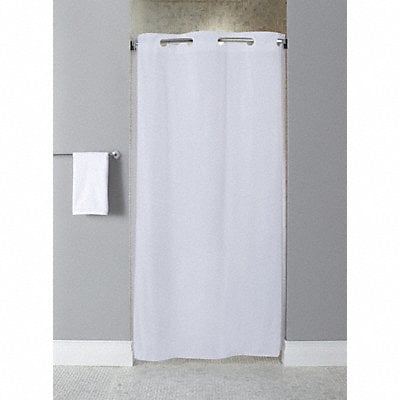 Shower Curtain 74 in L 42 in W White MPN:HBH10GA014274
