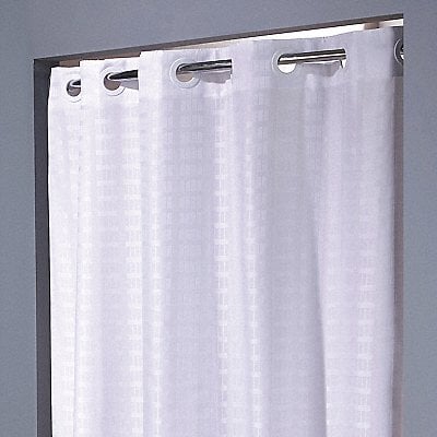 Shower Curtain 74 in L 42 in W White MPN:HBH43LIT01SX
